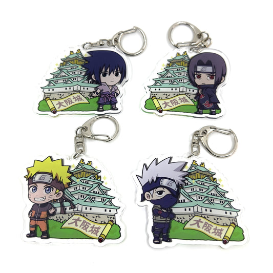 Naruto osaka castle keychain