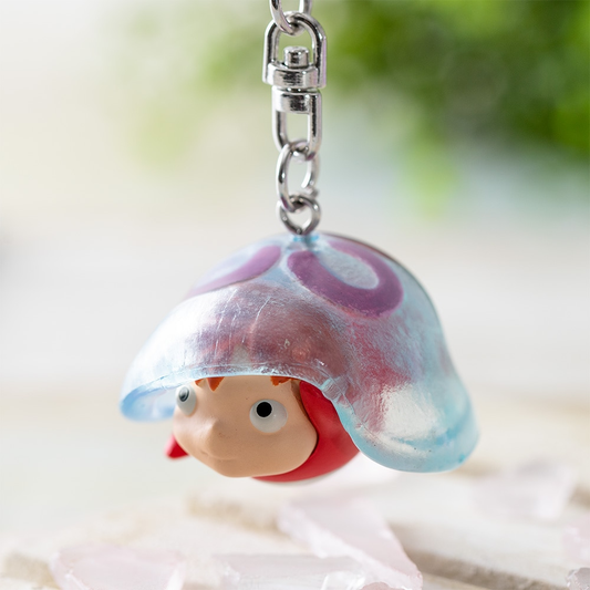 Ponyo on the Cliff | Jellyfish Ponyo Keychain