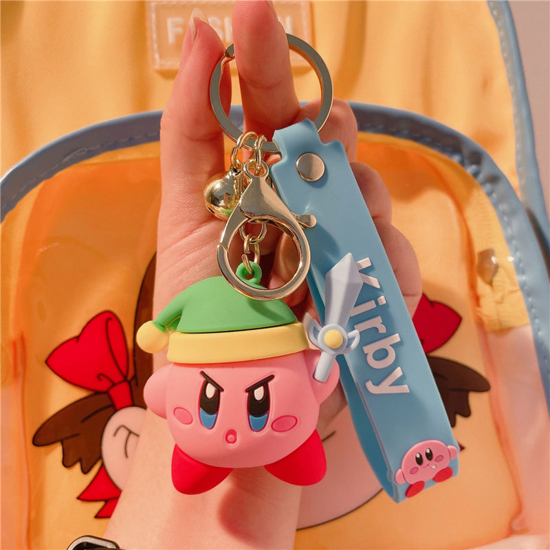 Green-hat Kirby keychain