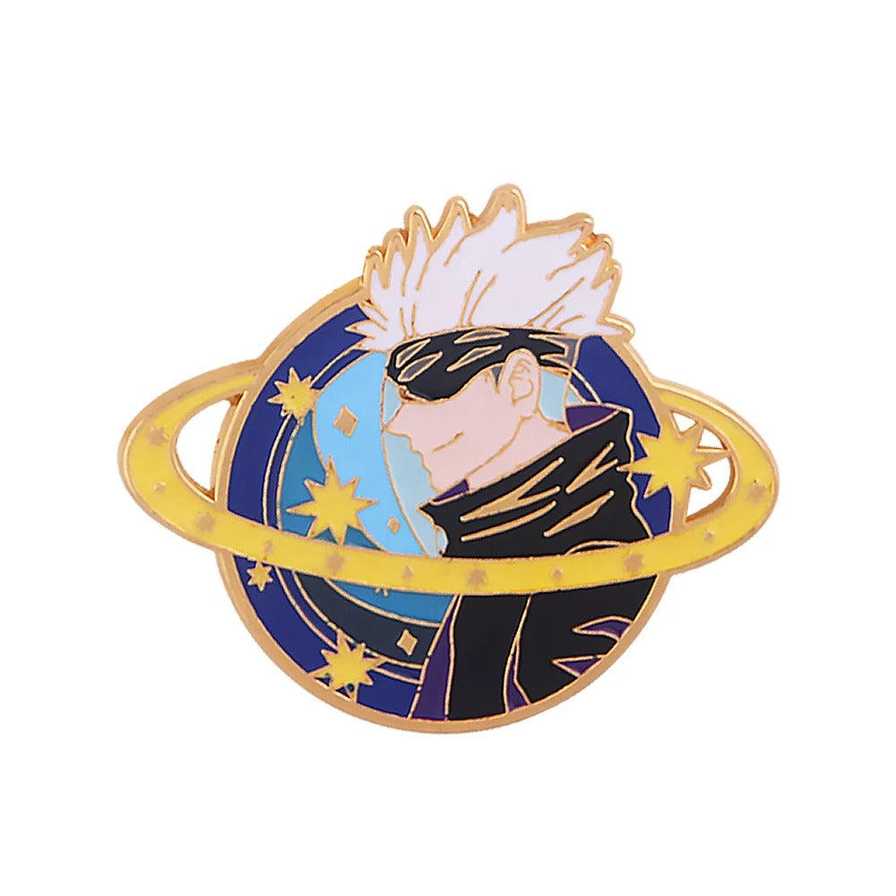 Gojo Satoru planet pin