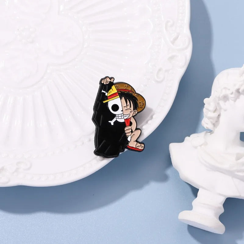 Luffy Flag Pin